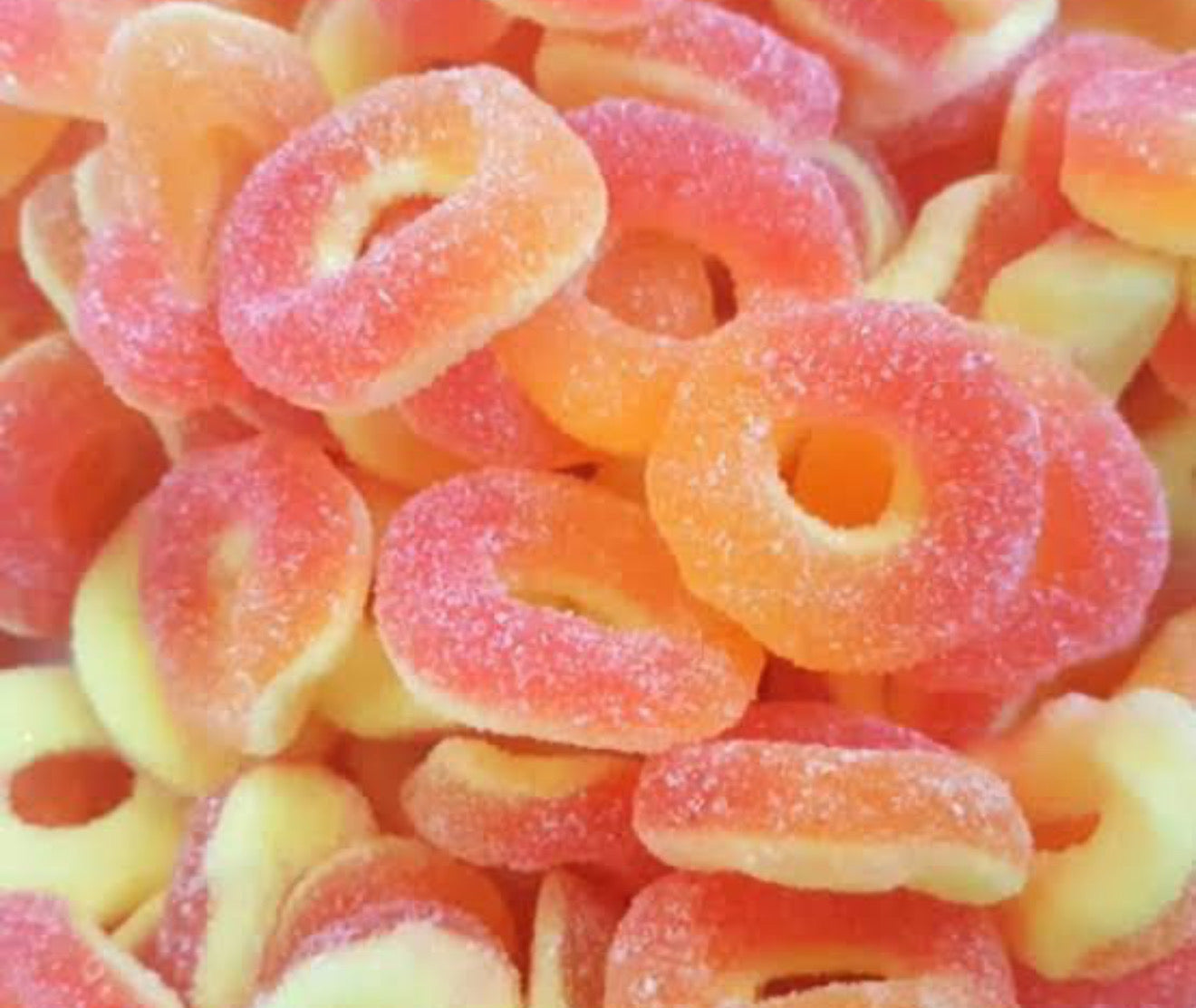 Sour Peach Rings ( Per 100g )